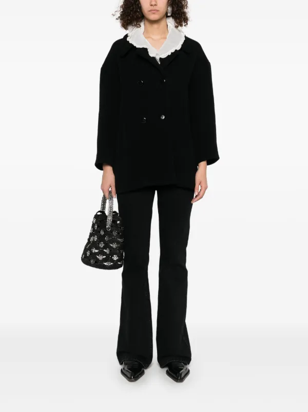 ISABEL MARANT Fiby Coat | Black | FARFETCH