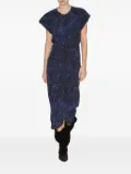 ISABEL MARANT Terena sequin-embellished twisted dress - Blue