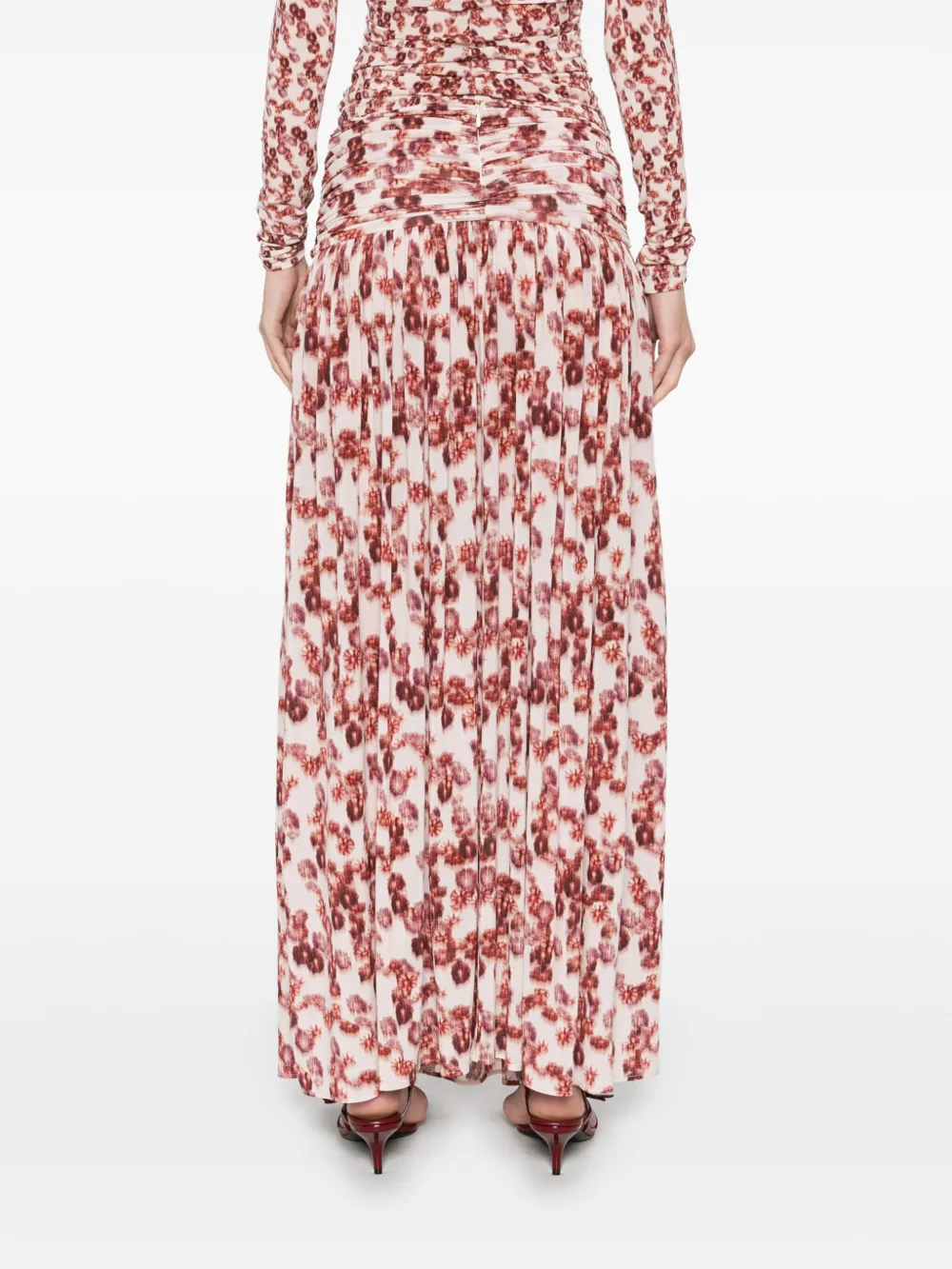 ISABEL MARANT Gwendy maxi-rok Roze