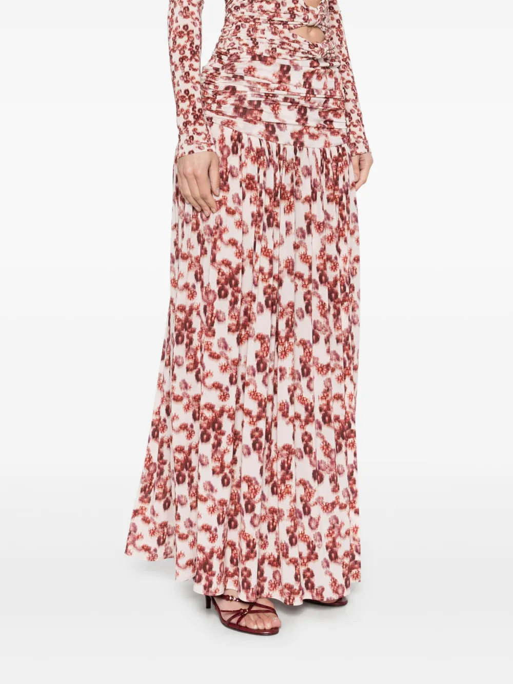 ISABEL MARANT Gwendy maxi-rok Roze
