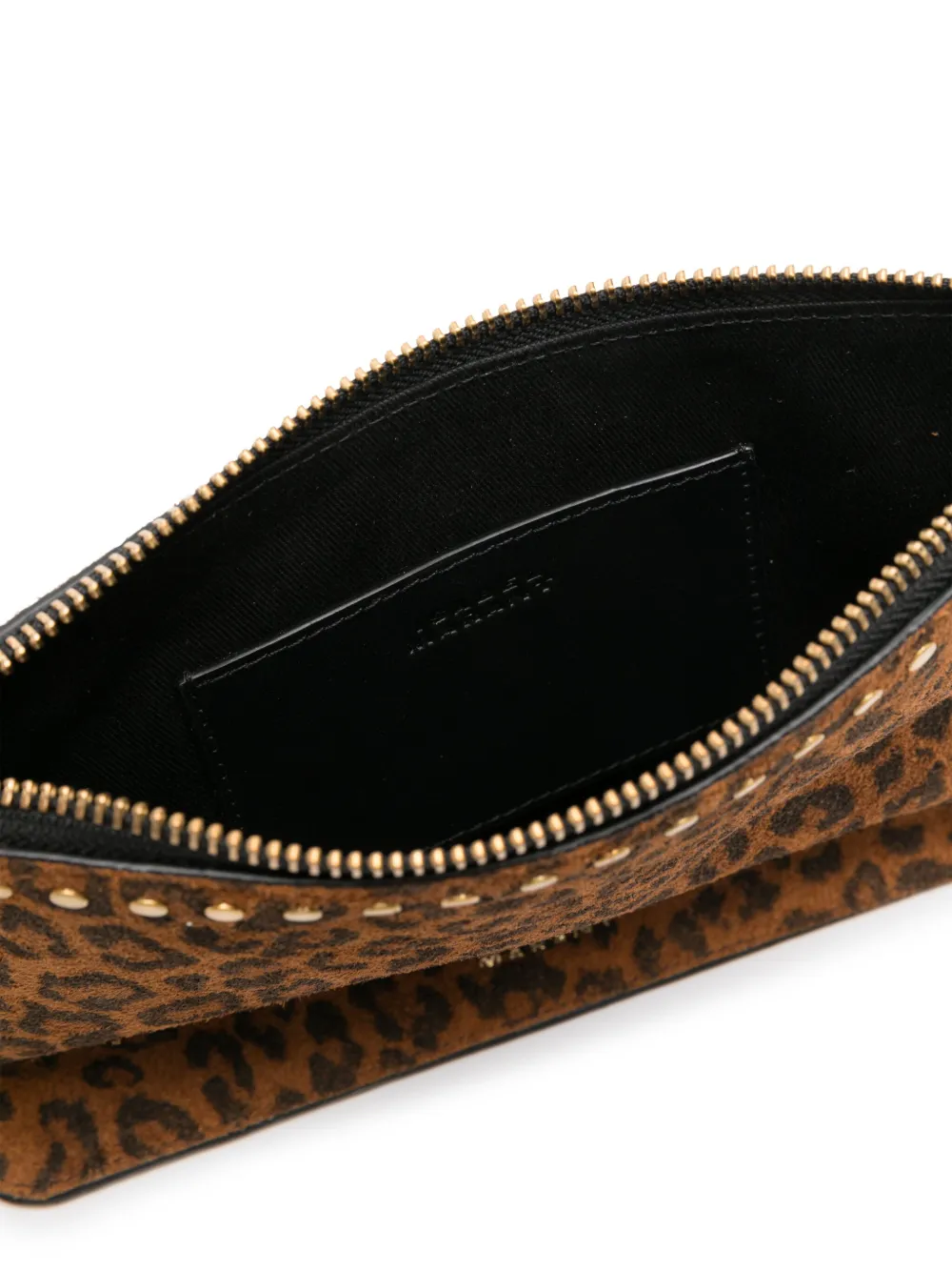 ISABEL MARANT Buidel met luipaardprint Bruin