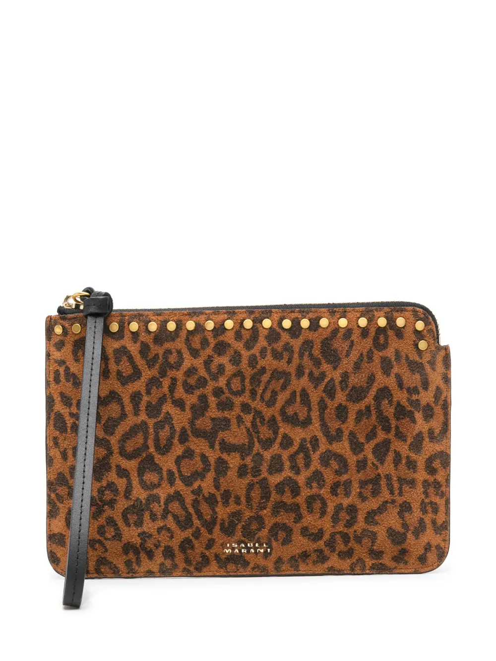 ISABEL MARANT Buidel met luipaardprint Bruin