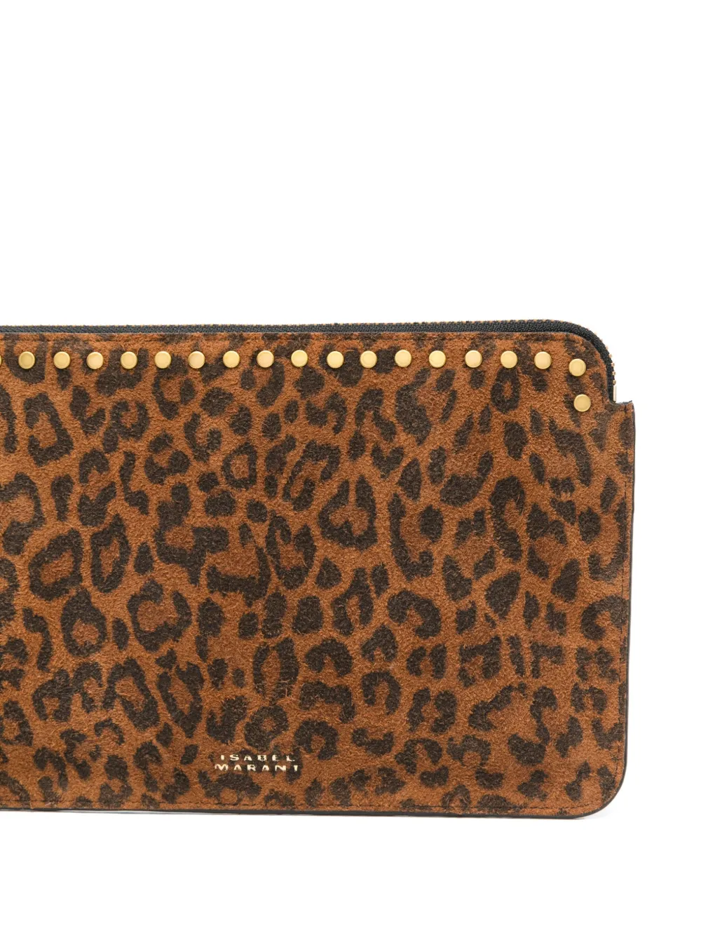 ISABEL MARANT Buidel met luipaardprint Bruin