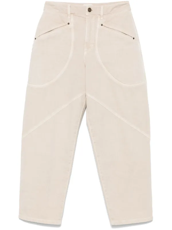 Isabel Marant スラックス ISABEL MARANT Scarly wool-twill straight-leg pants | NET-A
