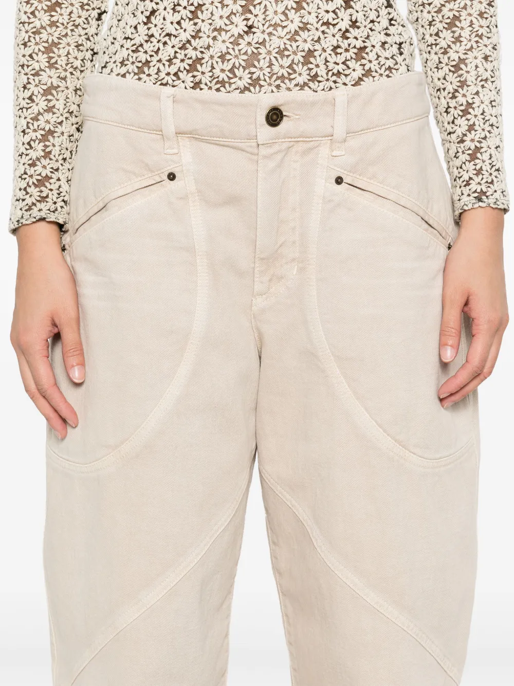 ISABEL MARANT Catarina broek Beige