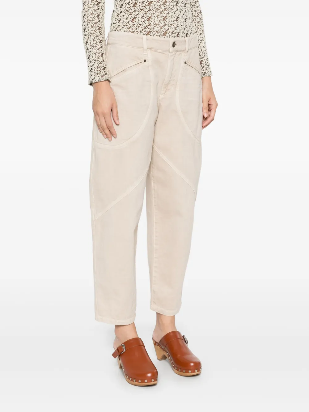 ISABEL MARANT Catarina broek Beige