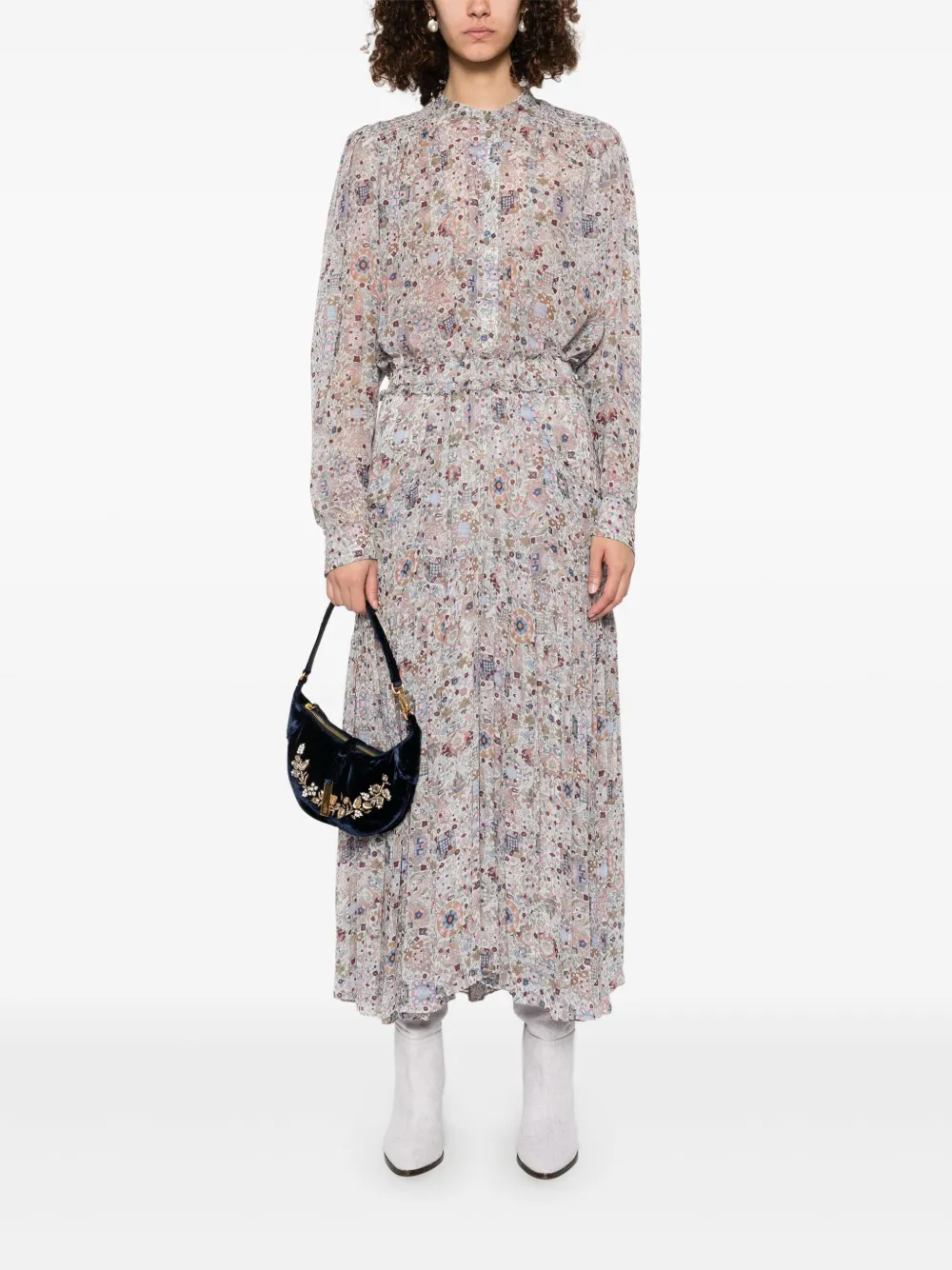 MARANT ÉTOILE Besma maxi-rok - Beige