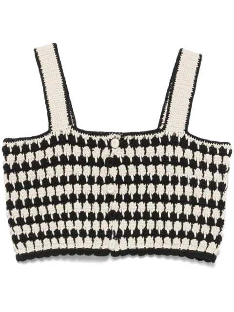 Giuseppe Di Morabito crochet-knit top