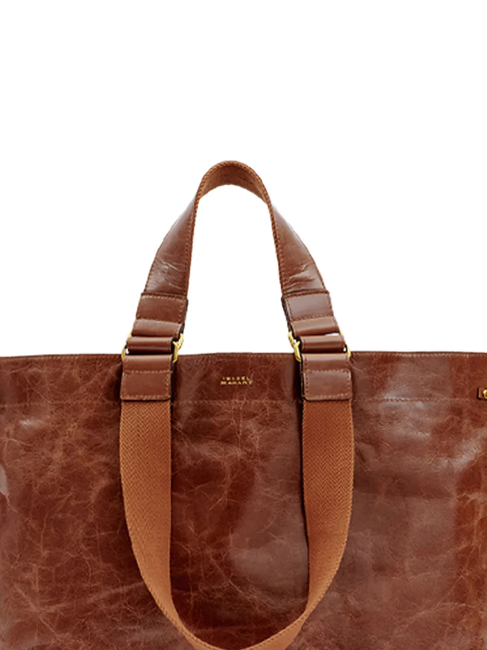 ISABEL MARANT Wardy leather shoulder bag - Bruin