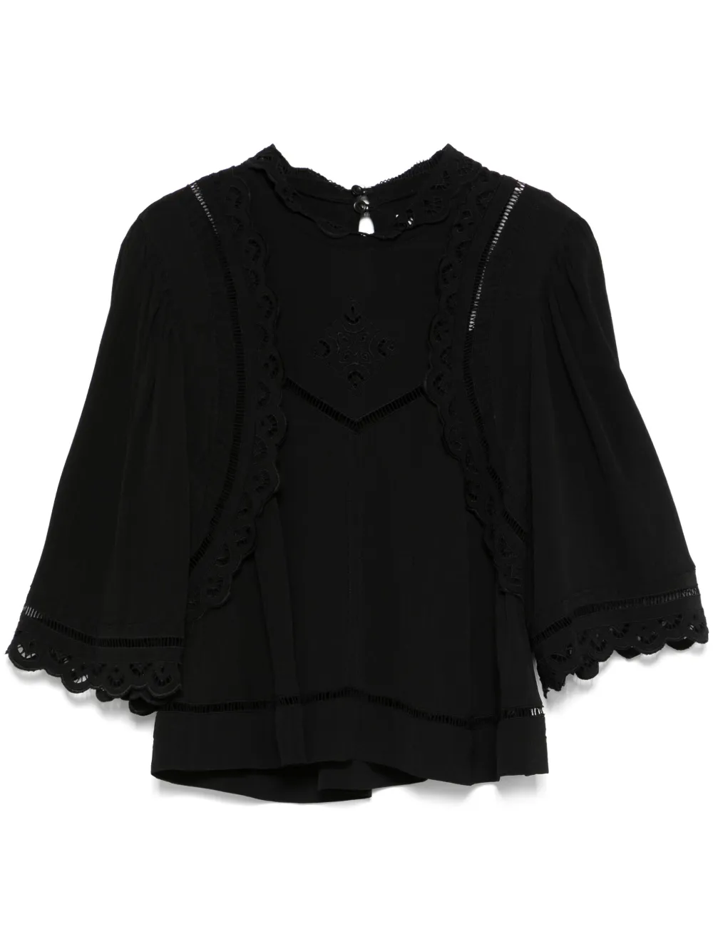 ISABEL MARANT Frany blouse Zwart