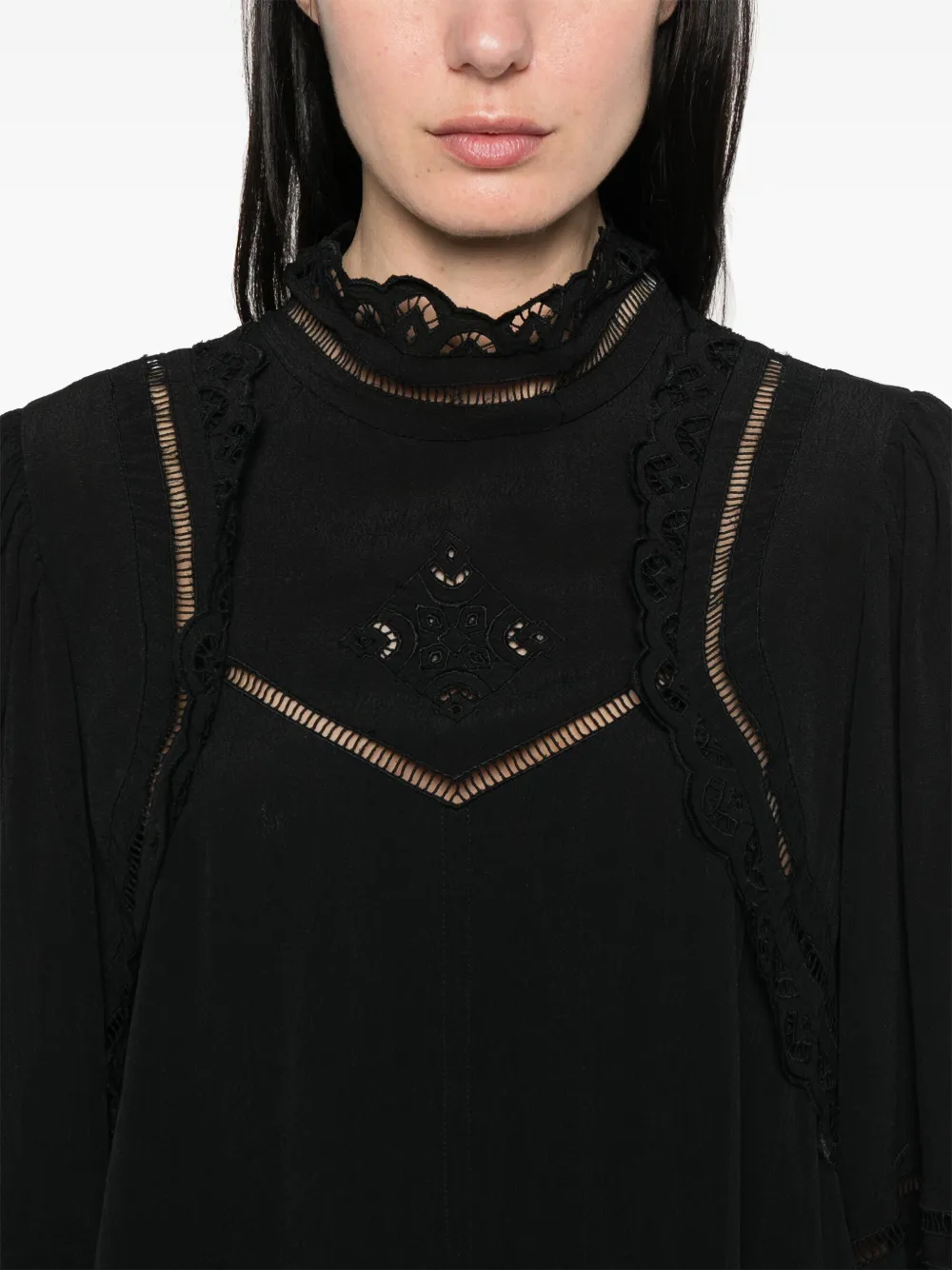 ISABEL MARANT Frany blouse Zwart
