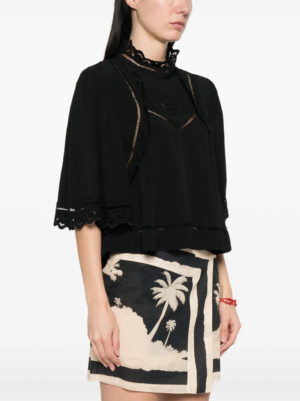 ISABEL MARANT Frany blouse Zwart