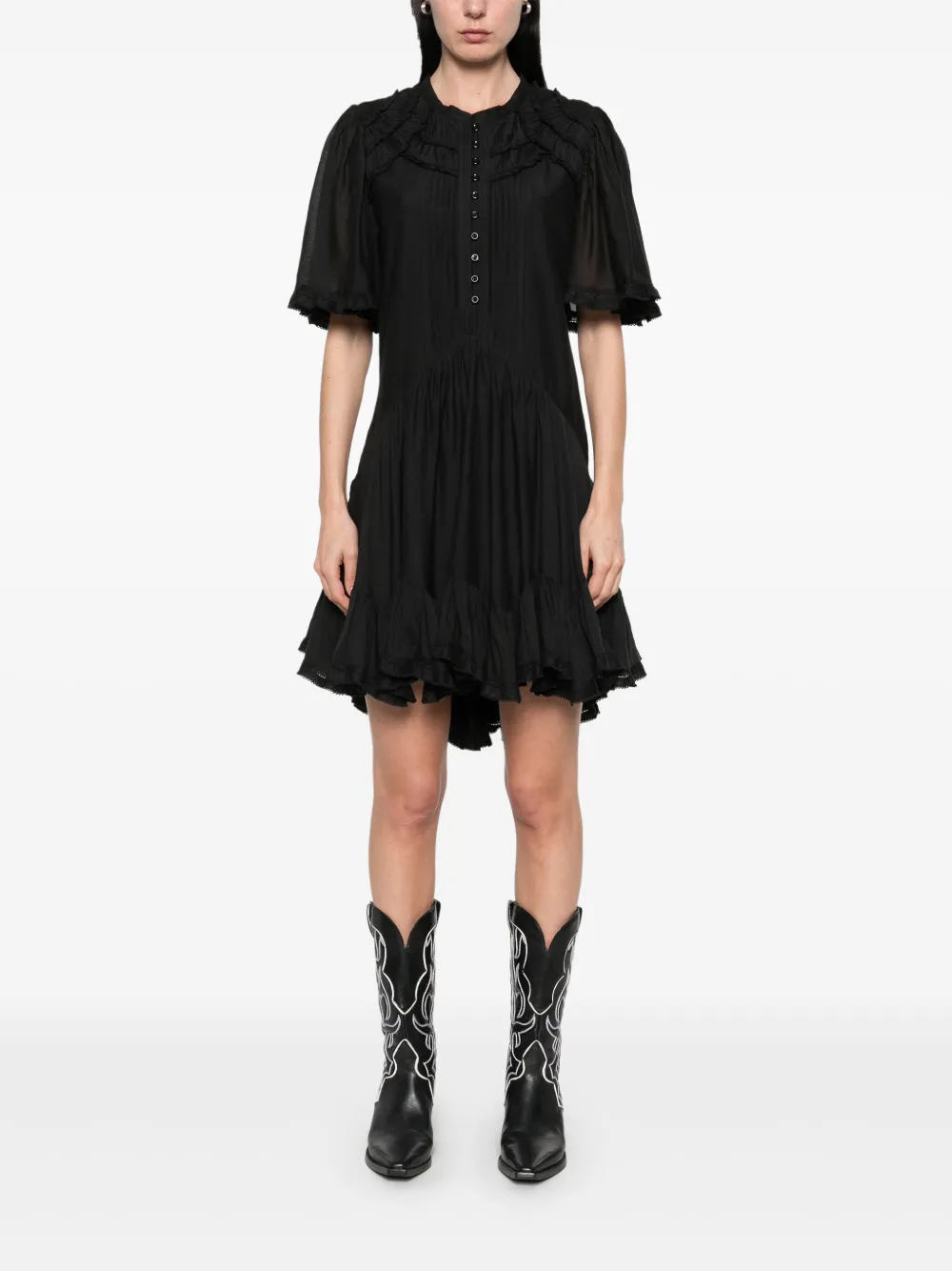 MARANT ÉTOILE Celyana mini-jurk - Zwart