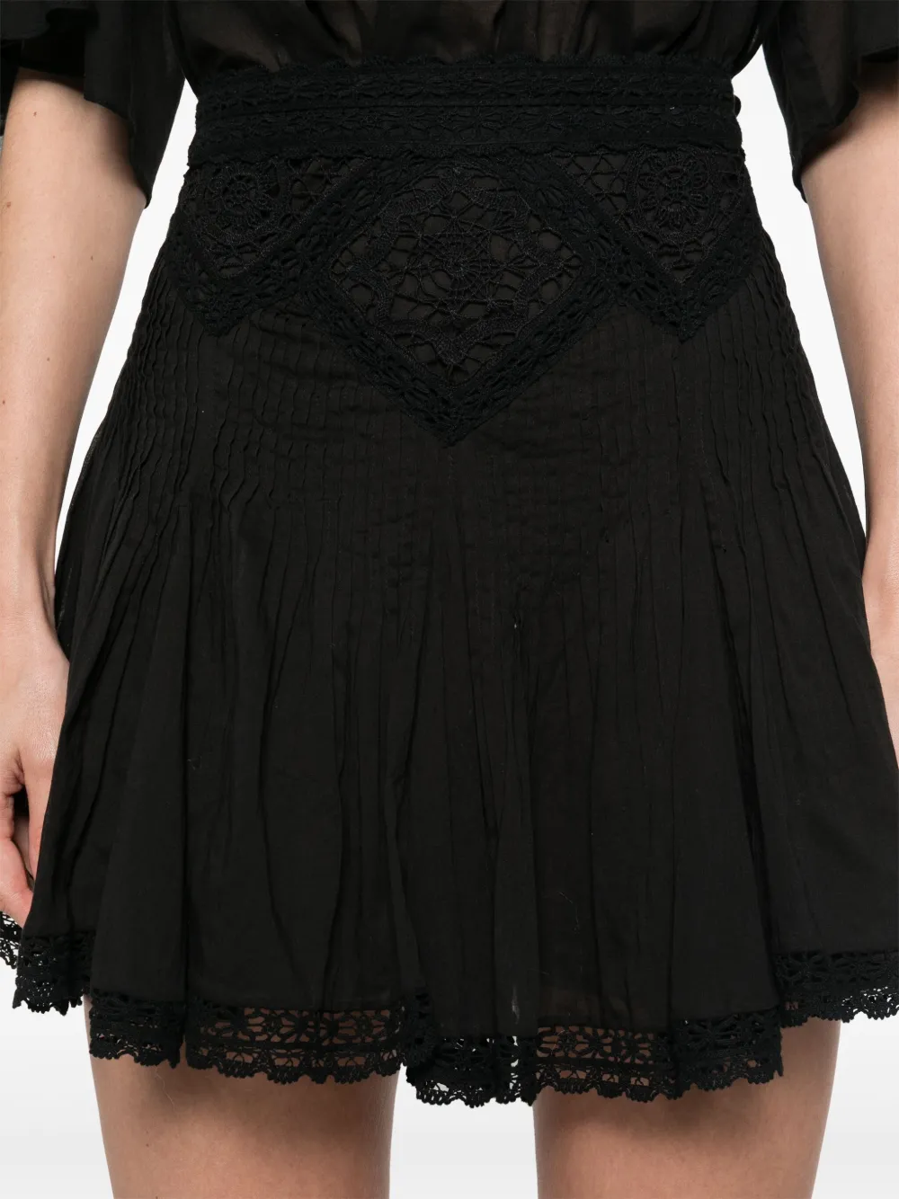 MARANT ÉTOILE Goldie mini-rok Zwart