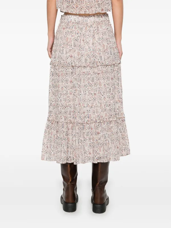 スカート MARANT ETOILE 'Diya' skirt Beige Marant Etoile Diya Skirts Beige | Wanan Luxury