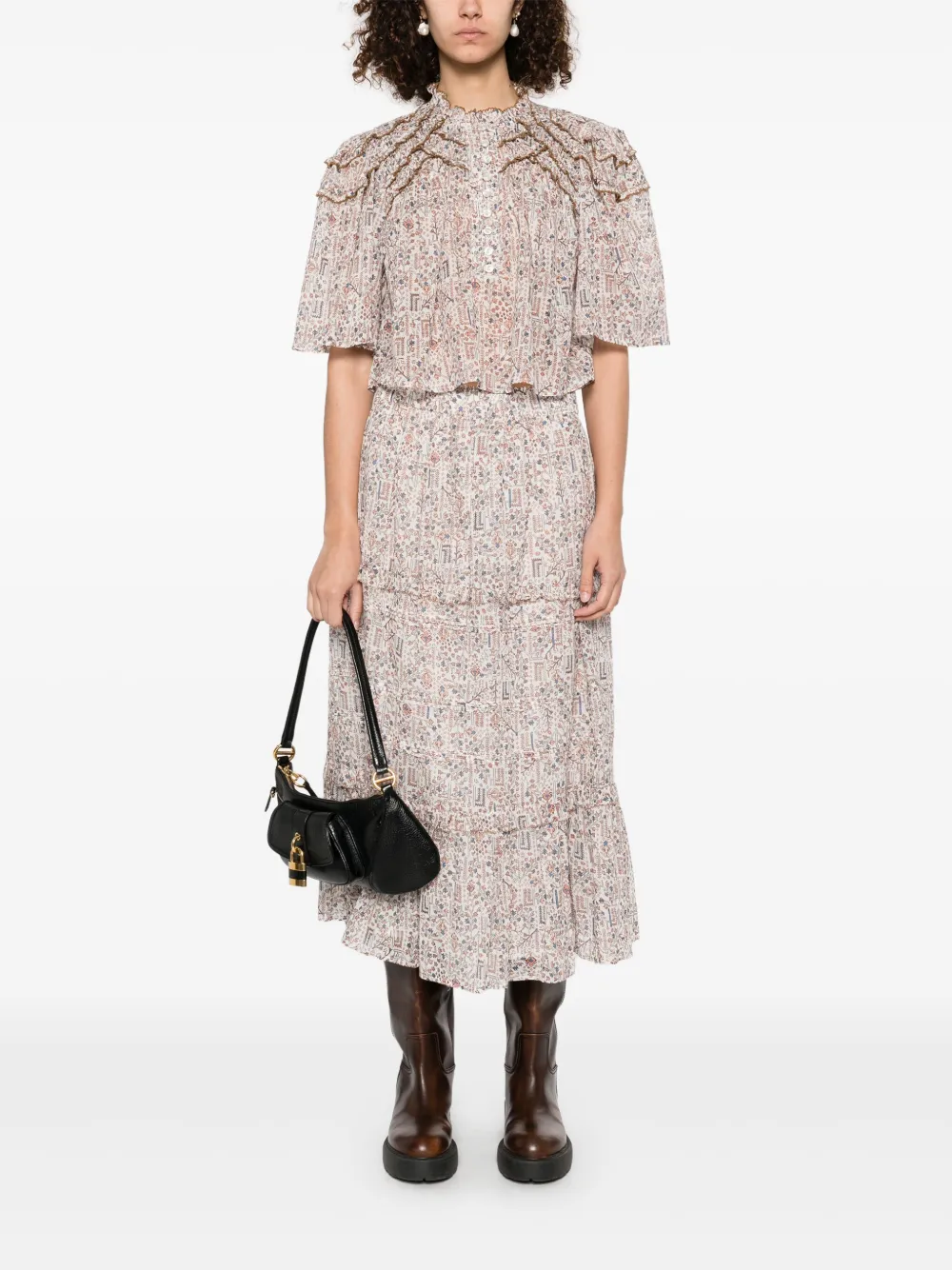 MARANT ÉTOILE Diya midi skirt | Straight Skirts | Image 2