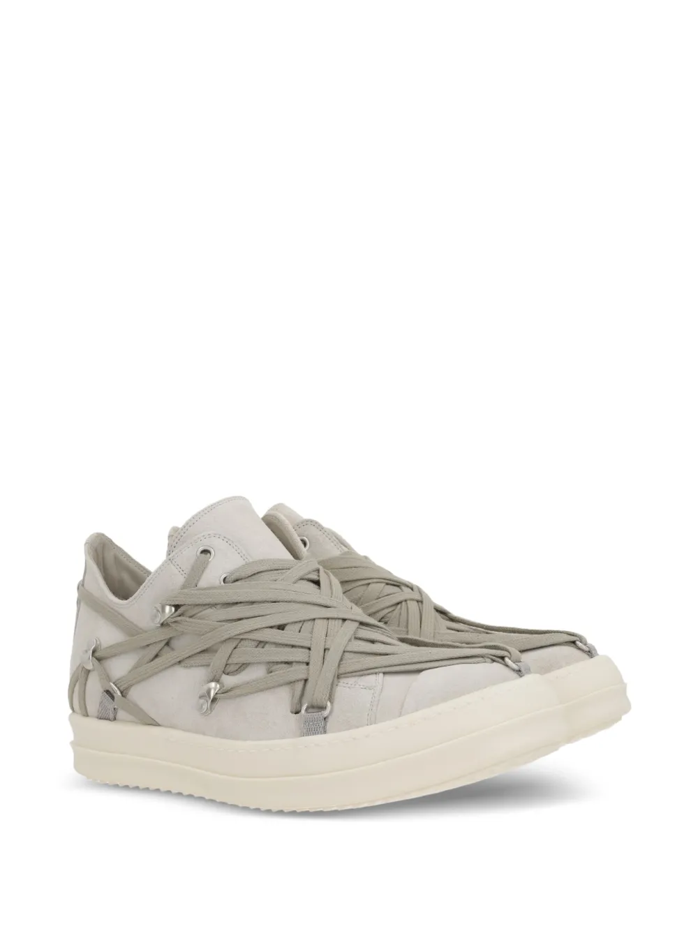 Rick Owens leather sneakers Grey