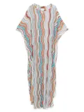 Missoni wave-pattern cover-up - White