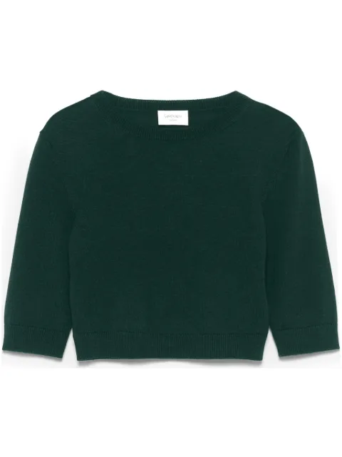 Saint Laurent wool cropped top 