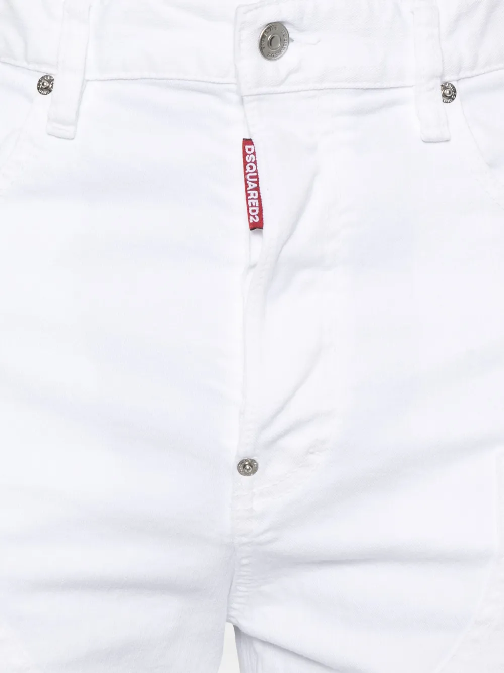 Shop Dsquared2 Bull Denim Jeans In White