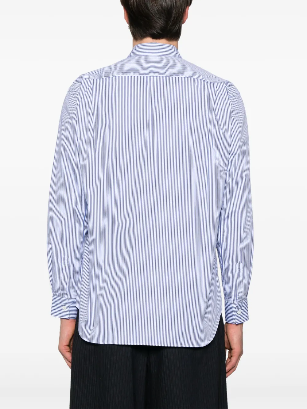 Comme Des Garçons Shirt Gestreept overhemd Blauw