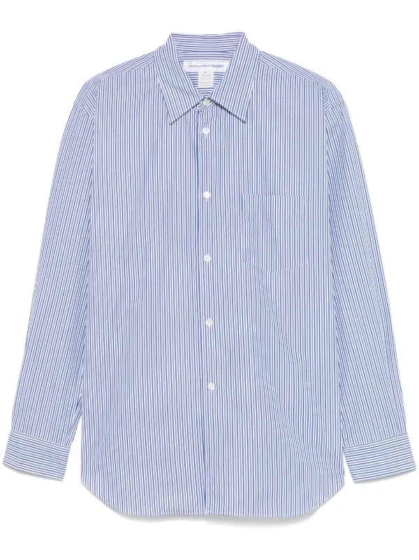 Comme Des Garçons Shirt ストライプ シャツ | ブルー | FARFETCH JP