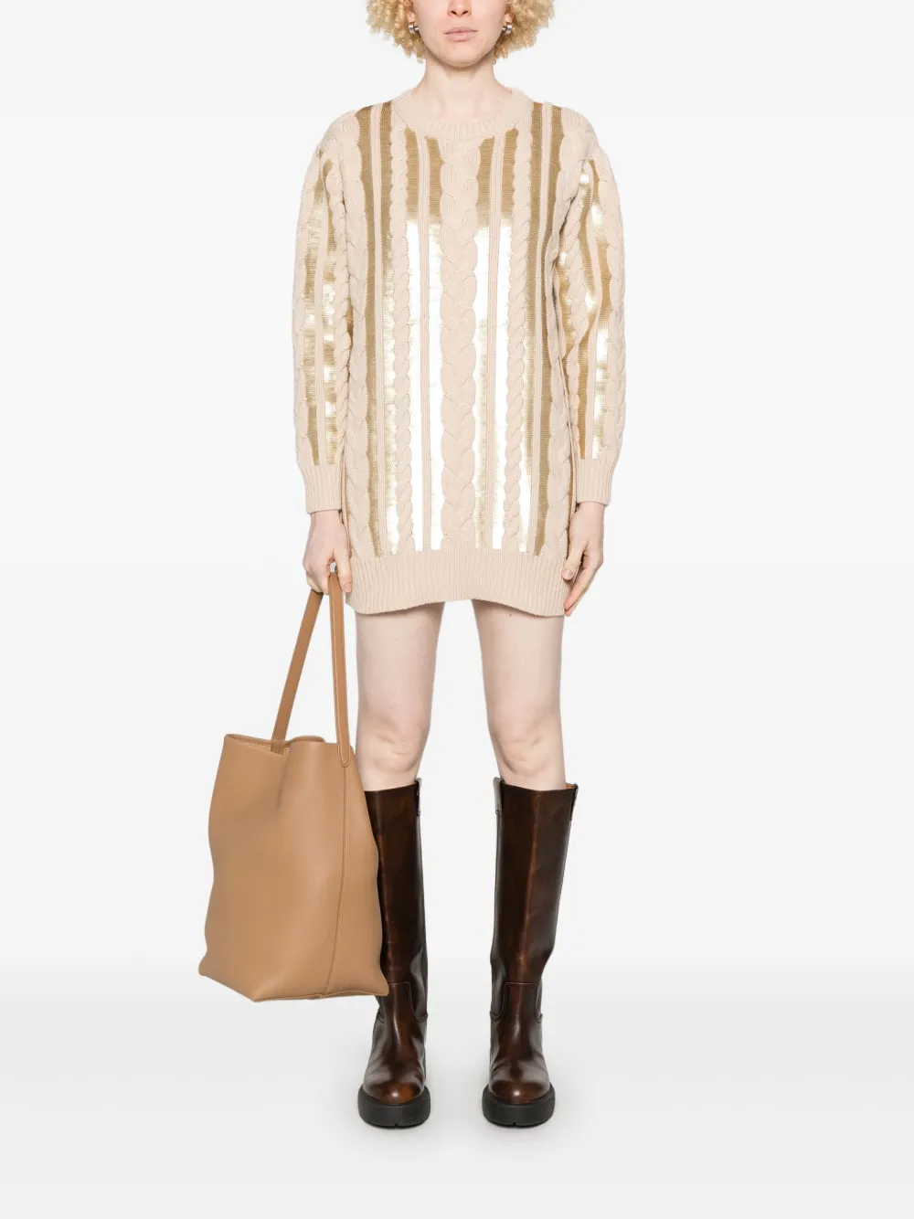 Max Mara Mambo mini-jurk - Beige