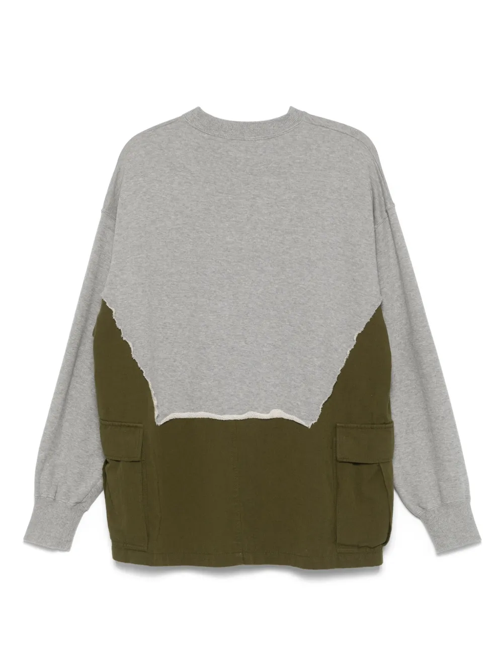 Undercover Sweater met vlakken - Grijs