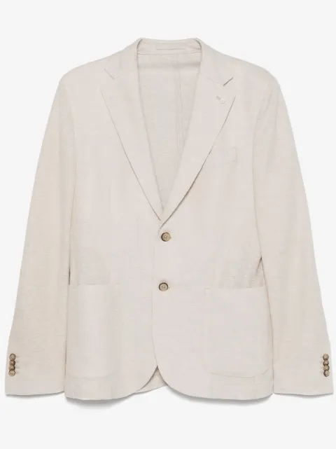 LUIGI BIANCHI MANTOVA blazer à simple boutonnage