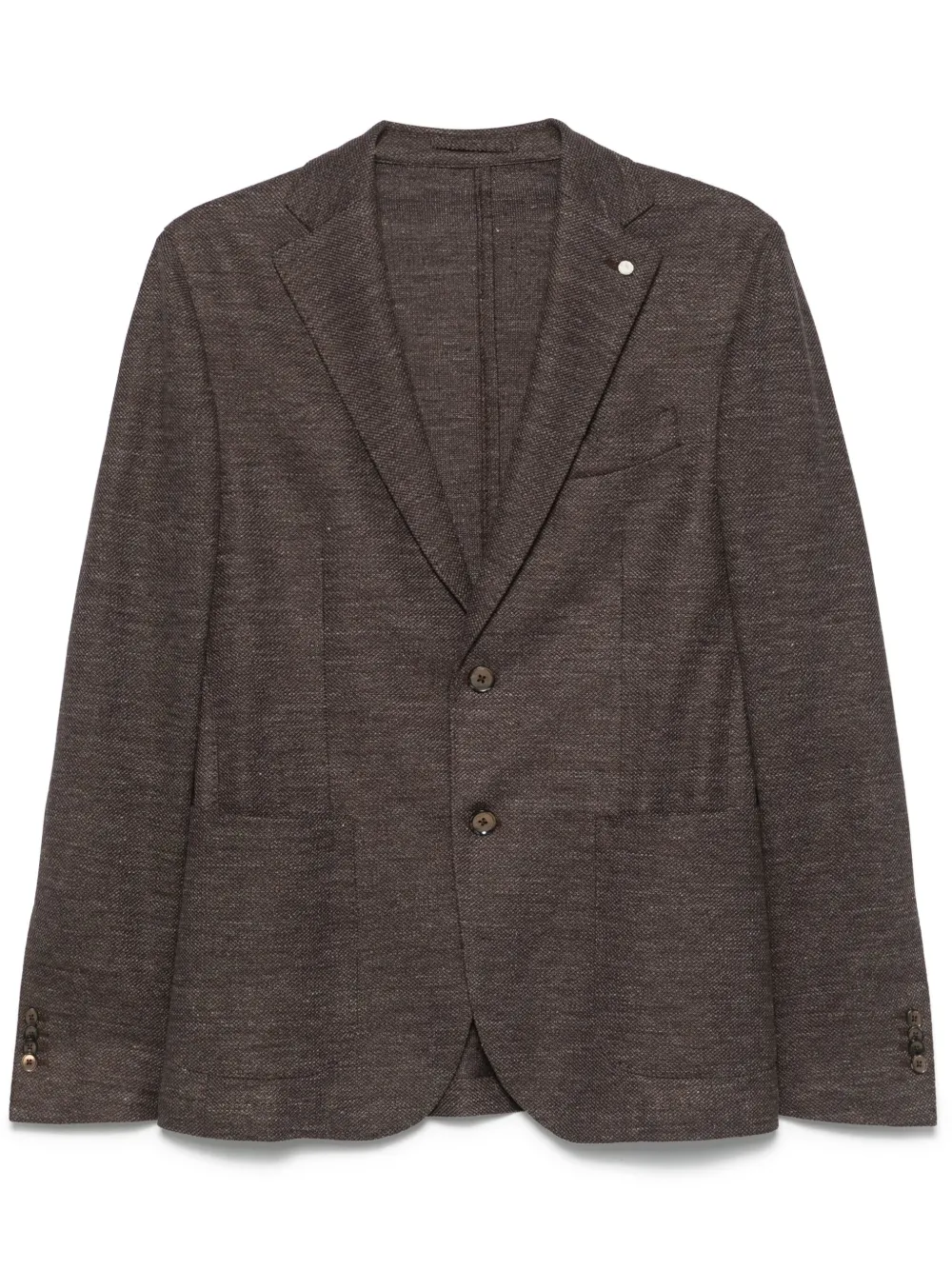 single-breasted blazer