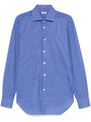 Kiton キートン メンズ長袖シャツ ドレスシャツ チェック柄 総