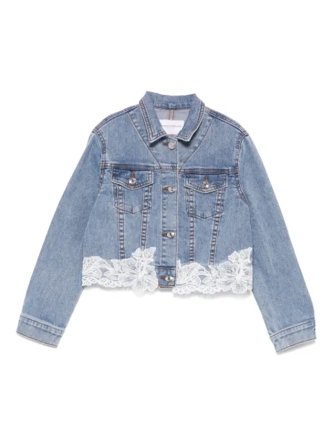 Ermanno Scervino Junior corded-lace jacket