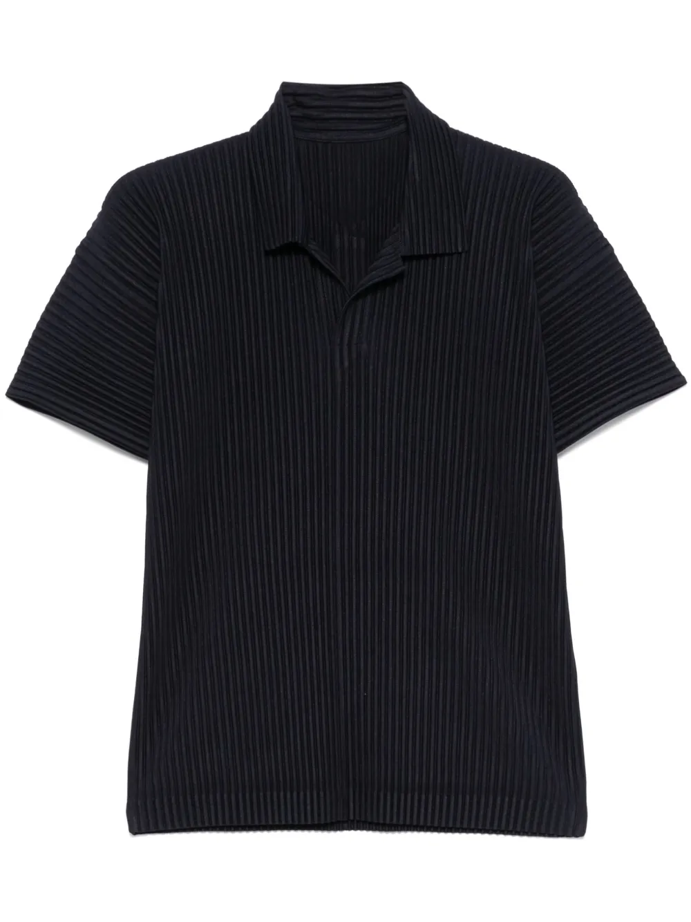 Homme Plissé Issey Miyake pleated polo shirt