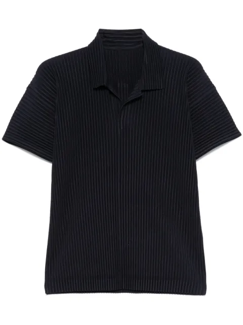 Homme Plissé Issey Miyake pleated polo shirt 