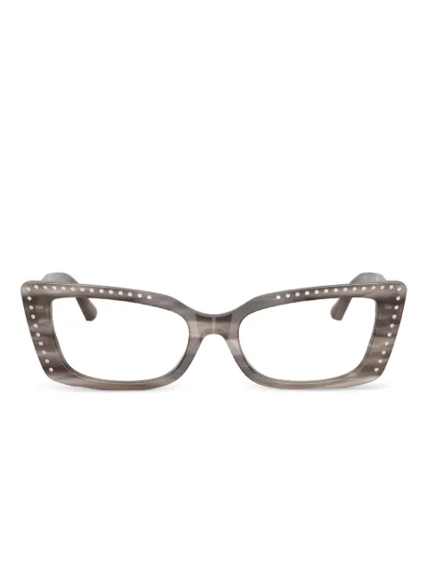 Jimmy Choo Eyewear crystal-embellished cat-eye glasses