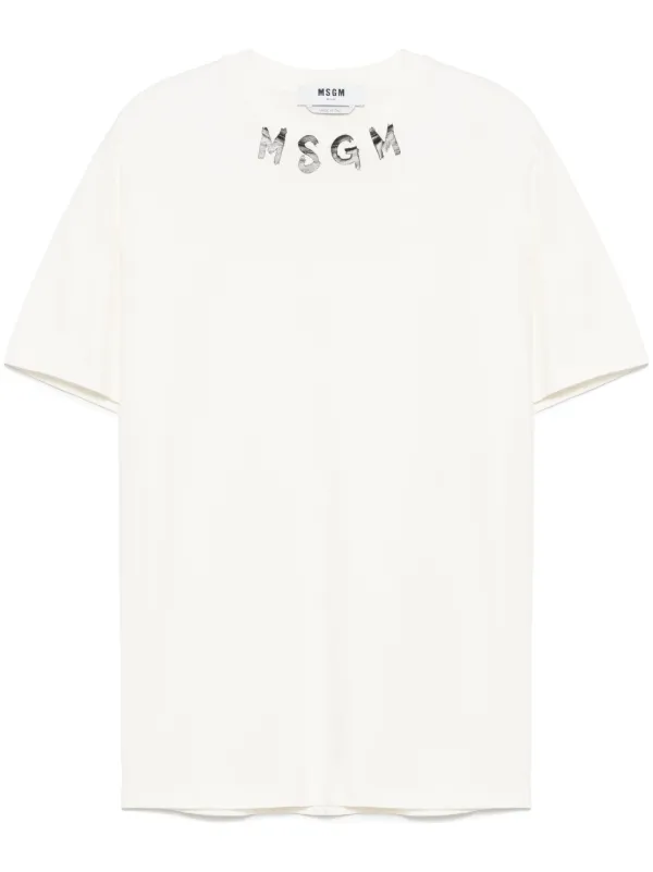 MSGM  ロゴTシャツ エムエスジーエム ボックスロゴ メンズ 半袖Tシャツ 2000MM520 MSGM