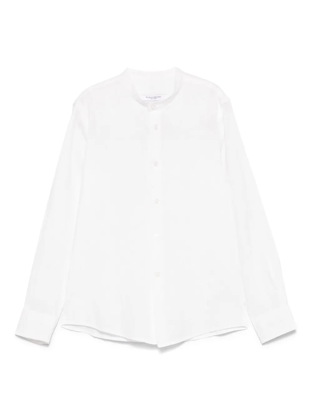 Paolo Pecora Kids logo-embroidered shirt | White | Image 1