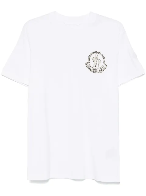 Moncler playera con logo estampado
