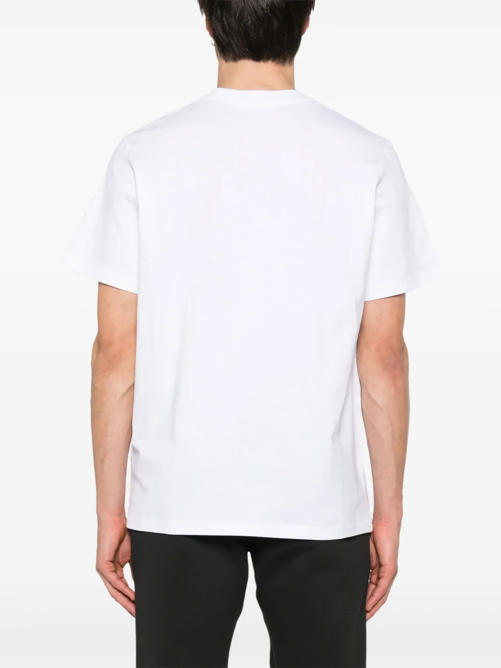 Moncler T-shirt met logoprint Wit
