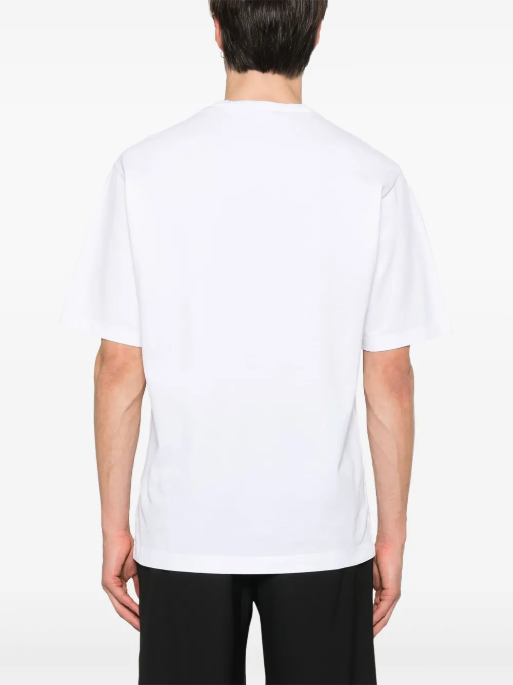Dolce & Gabbana T-shirt met logoplakkaat Wit