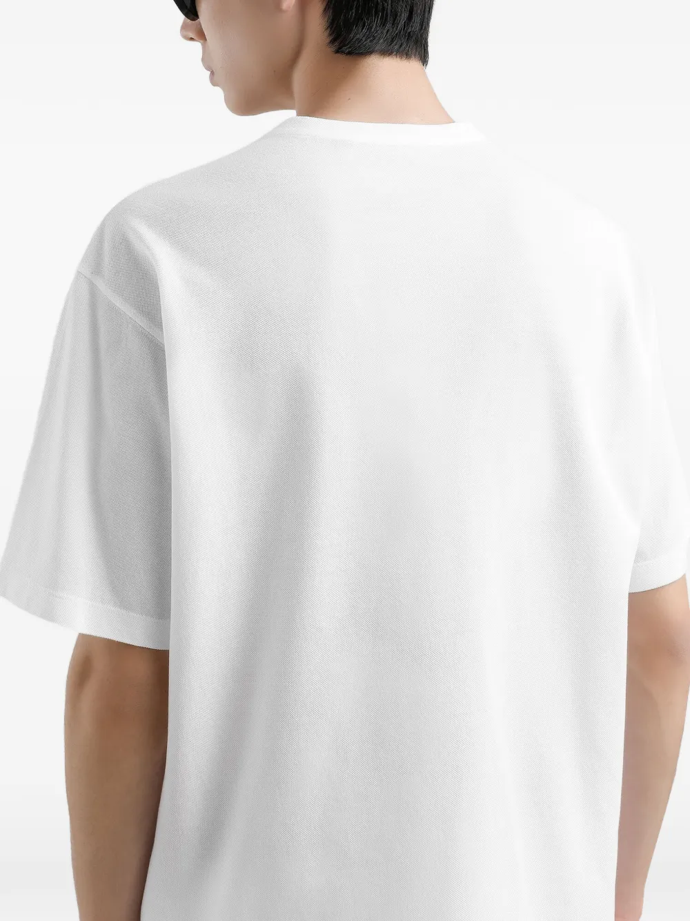 Dolce & Gabbana T-shirt met logoplakkaat Wit