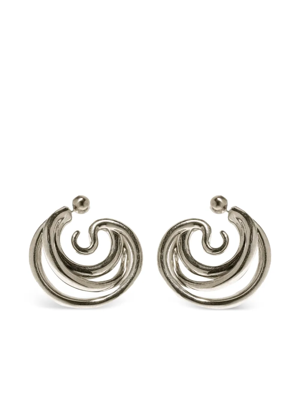 Panconesi polished-finish earrings | Silver | Image 1