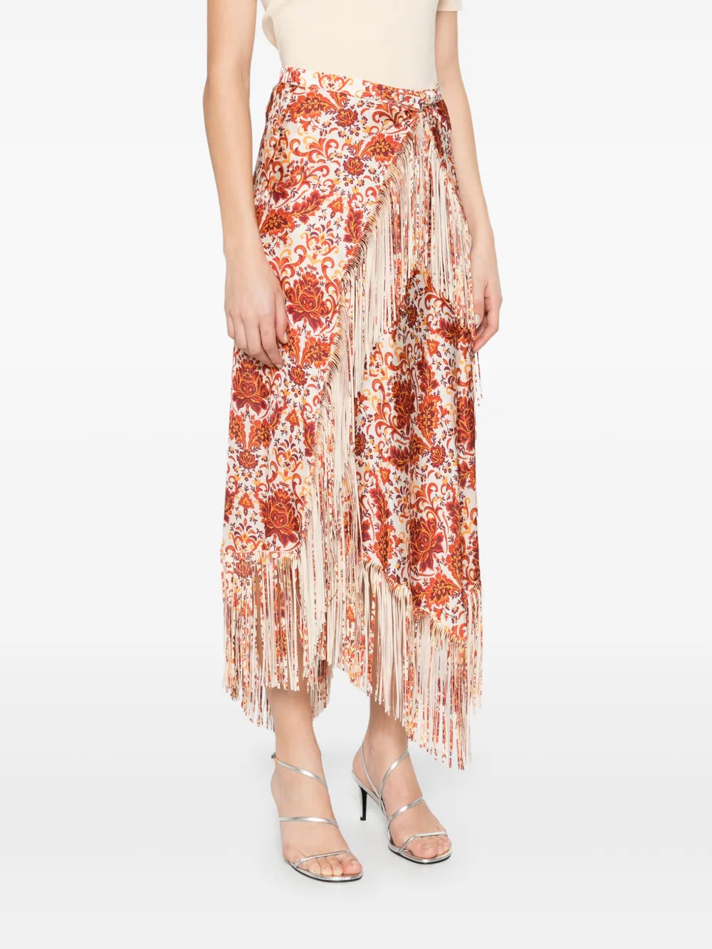RABANNE FRINGED SKIRT