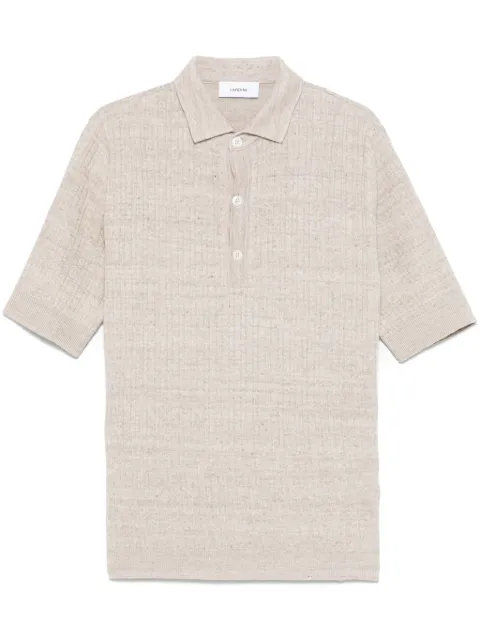 Lardini mélange polo shirt