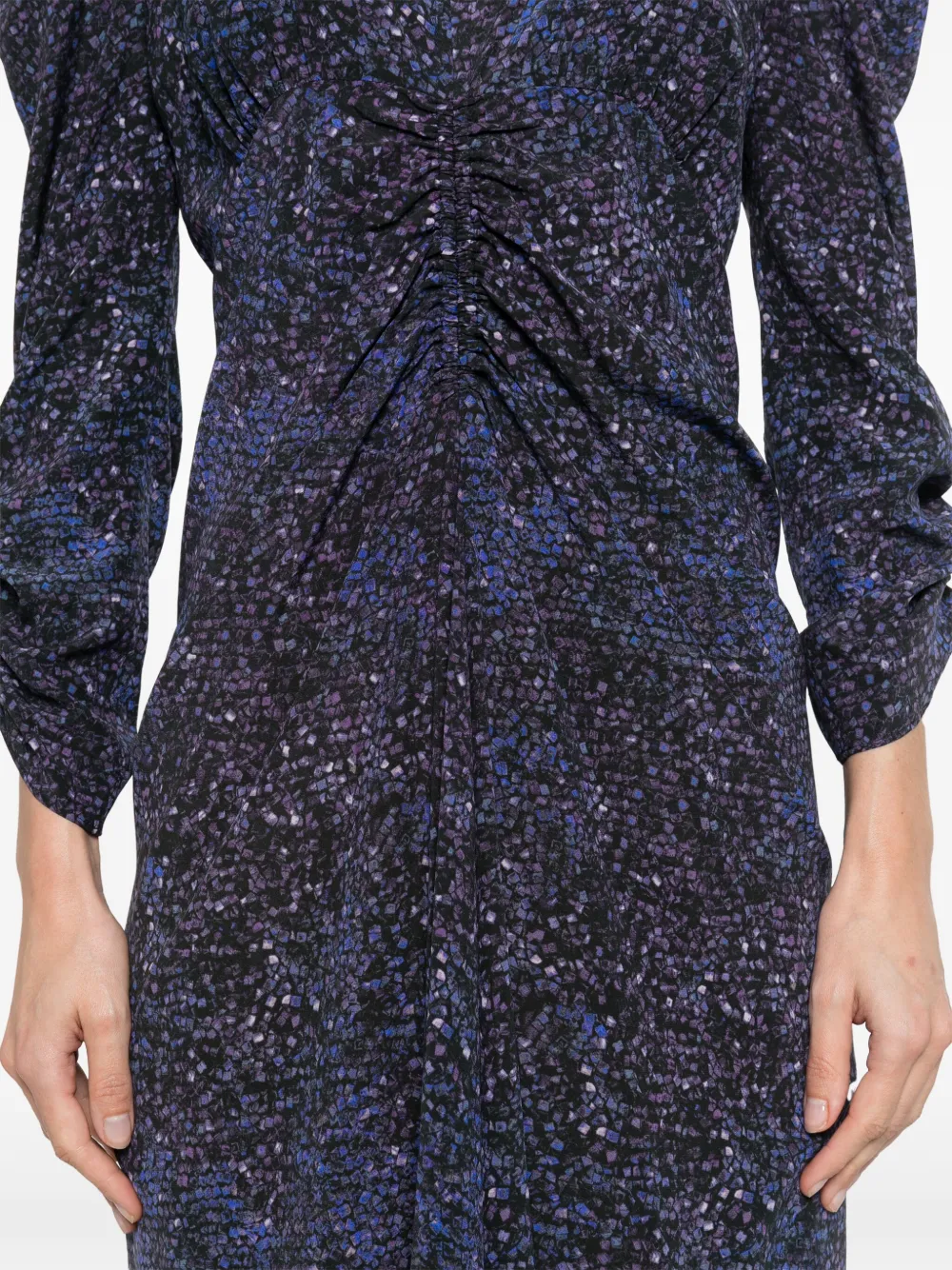 ISABEL MARANT Albini midi-jurk Blauw