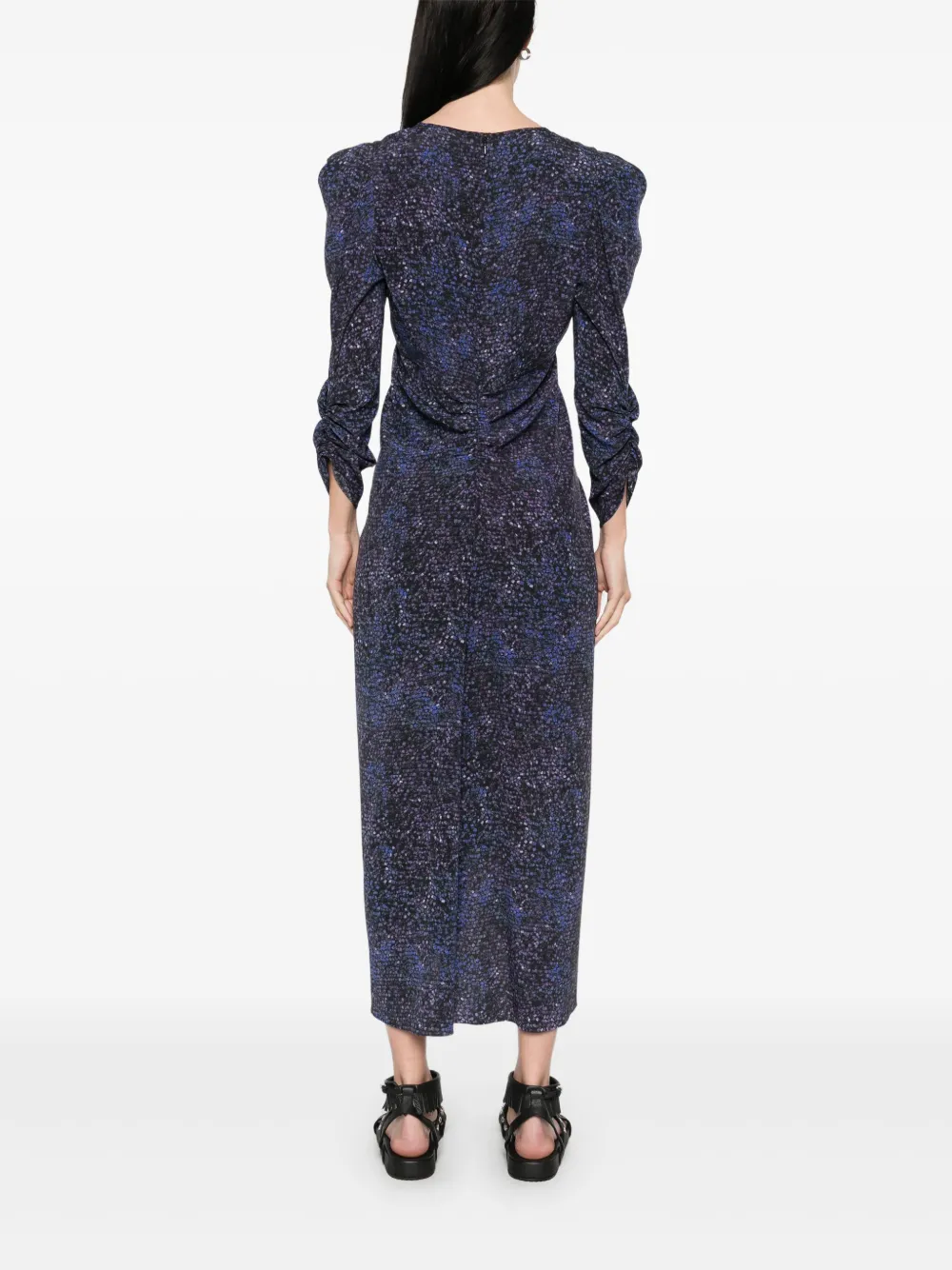 ISABEL MARANT Albini midi-jurk Blauw