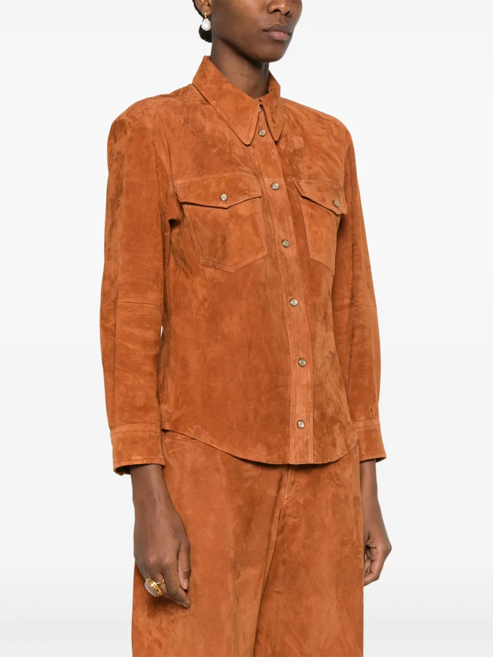 ISABEL MARANT Delcia blouse Bruin