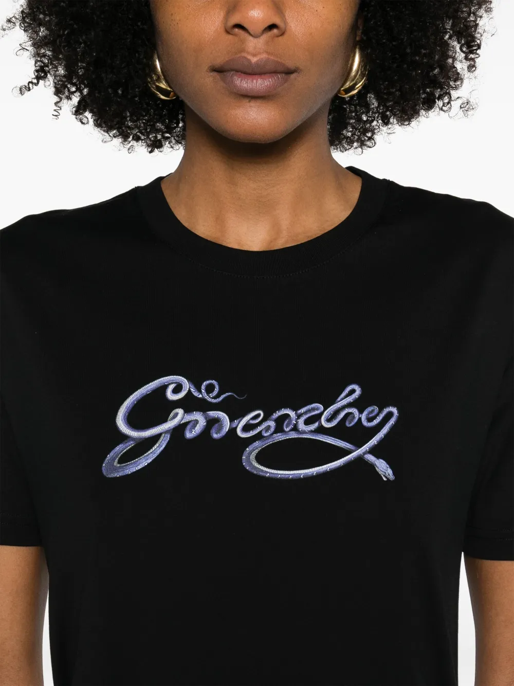 Givenchy T-shirt met slangenprint Zwart