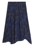 ISABEL MARANT sequin-pattern midi skirt - Blue