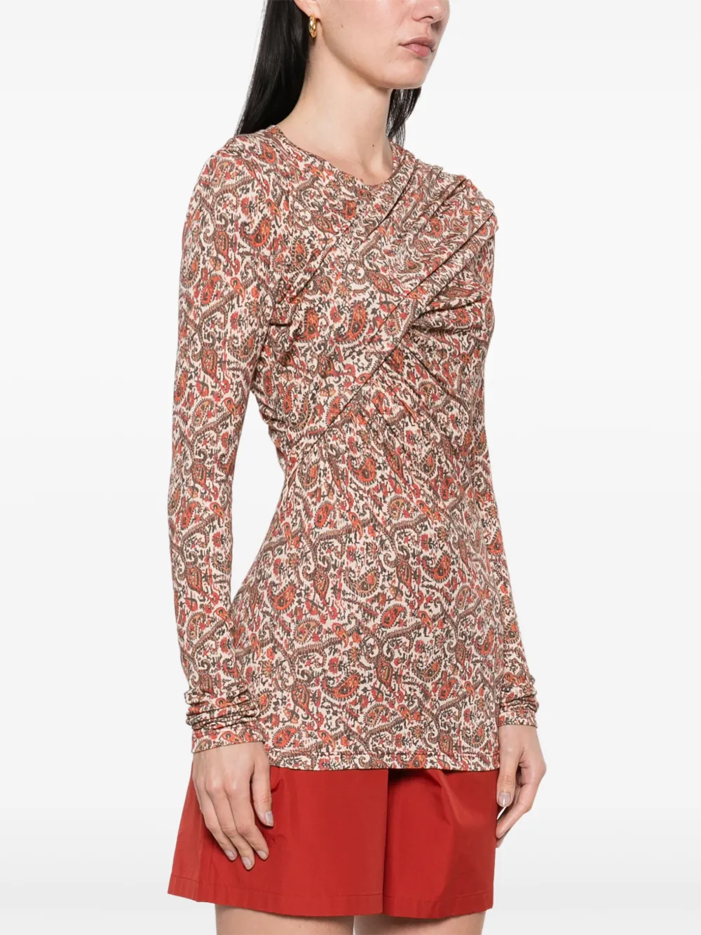  Marant étoile Top Dressi - Rojo 